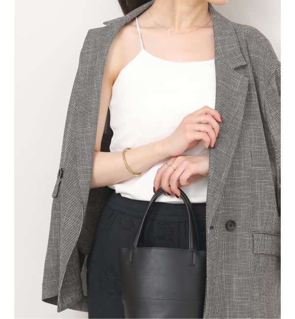 JOURNAL STANDARD relume「カップ付きスパゲッティクロスキャミ」|インナー|ホワイト