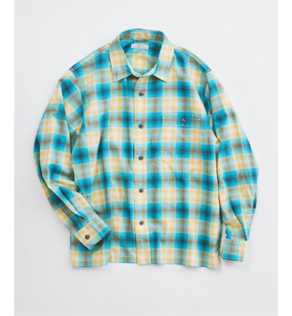 JOURNAL STANDARD relume「《予約》カラー オンブレ ワークシャツ」|シャツ・ブラウス|イエロー