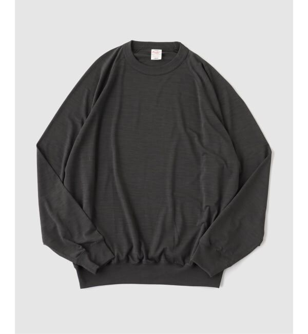 JOURNAL STANDARD「GOLD / ゴールド SUMMER WOOL RAGLAN CREW NECK SHIRT」|ニット・セーター|グレーA
