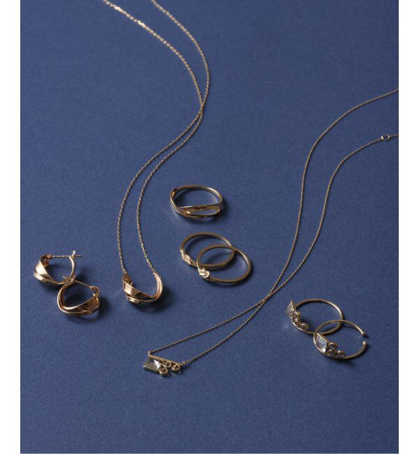 Lilas by Spick&Span「2ラインツイストモチーフリング K10」|リング|