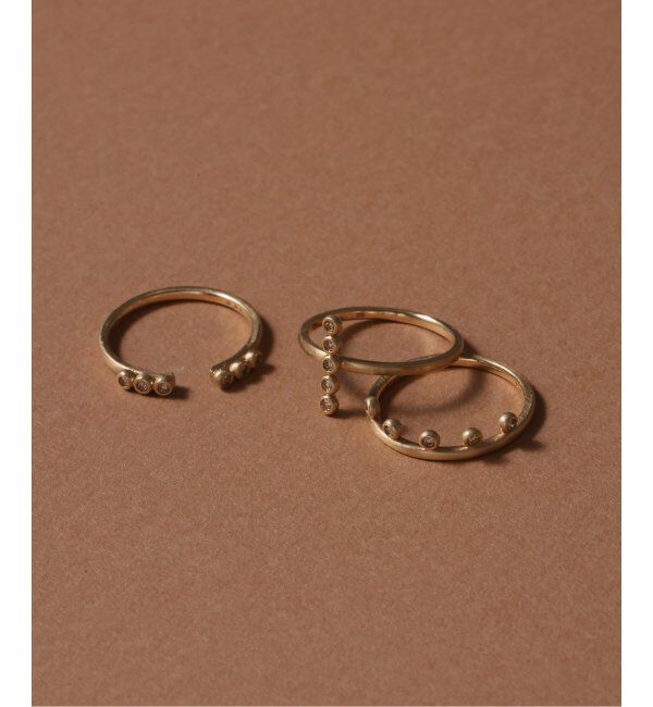 Lilas by Spick&Span「ブラウンダイヤCリング K10」|リング|