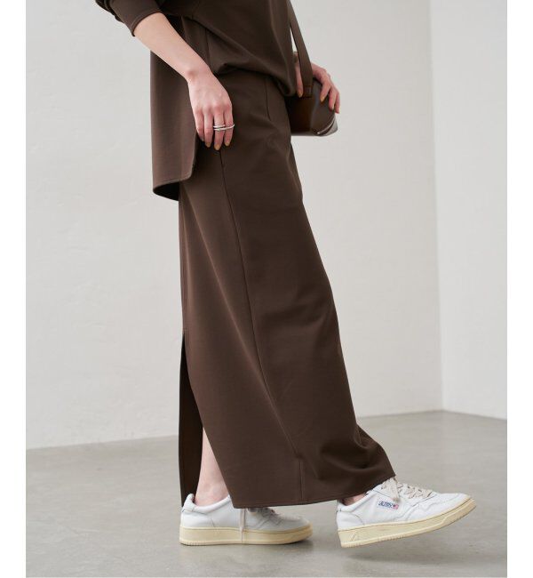 Spick and Span「ソフトポンチIラインスカート」|スカート|