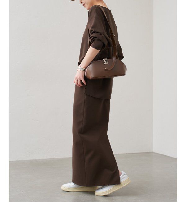 Spick and Span「ソフトポンチIラインスカート」|スカート|