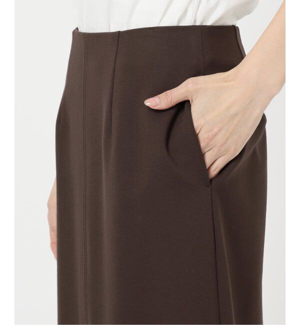 Spick and Span「ソフトポンチIラインスカート」|スカート|