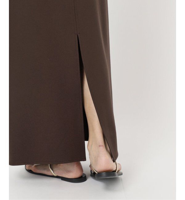 Spick and Span「ソフトポンチIラインスカート」|スカート|