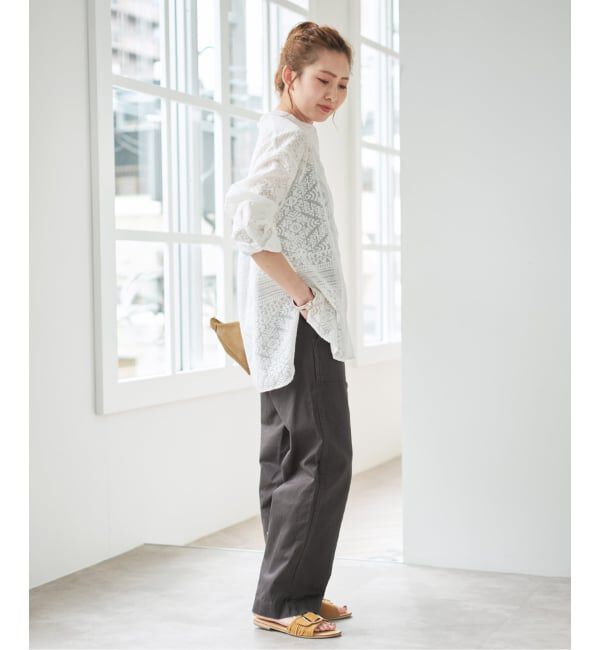 Spick and Span「《WEB限定 / 追加3》ルーズベイカーパンツ」|カーゴ|