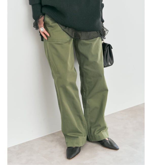 Spick and Span「《WEB限定 / 追加3》ルーズベイカーパンツ」|カーゴ|