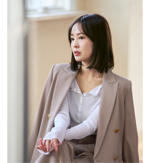 NOBLE「シアーテレコヘンリーネックプルオーバー」|Tシャツ・カットソー|