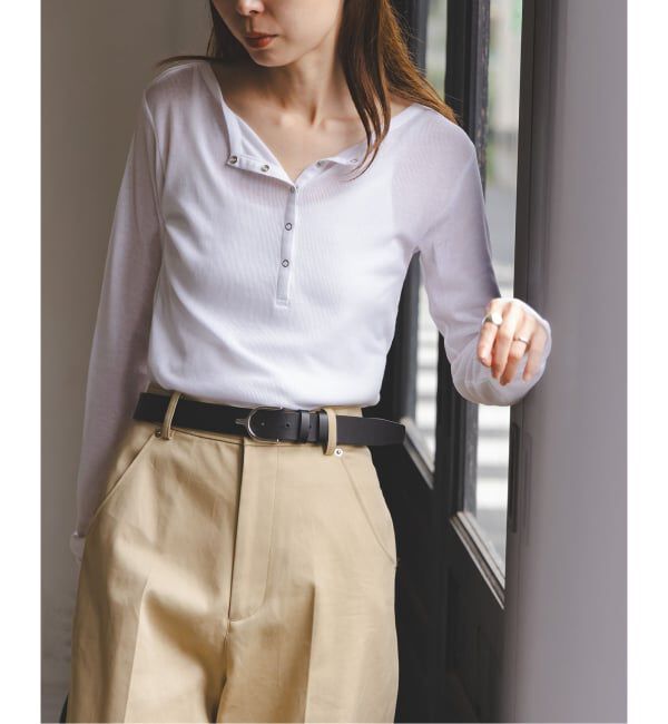 NOBLE「シアーテレコヘンリーネックプルオーバー」|Tシャツ・カットソー|
