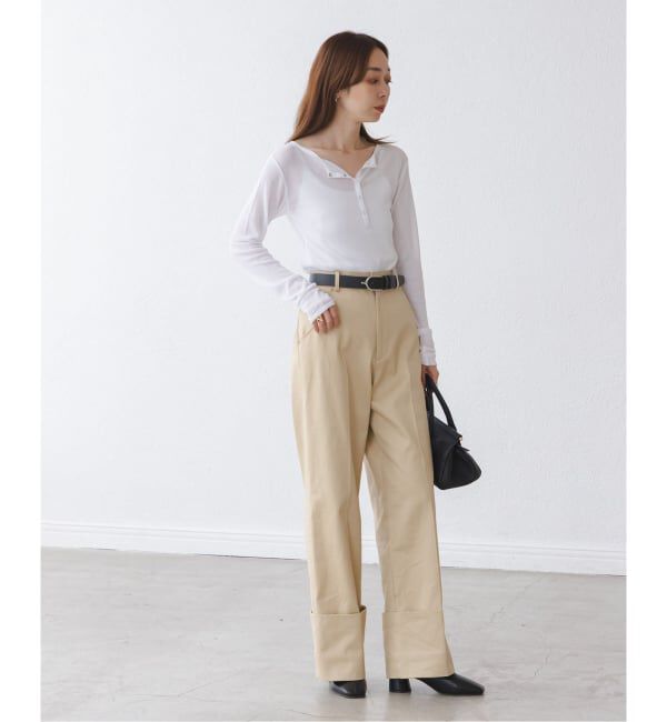 NOBLE「シアーテレコヘンリーネックプルオーバー」|Tシャツ・カットソー|