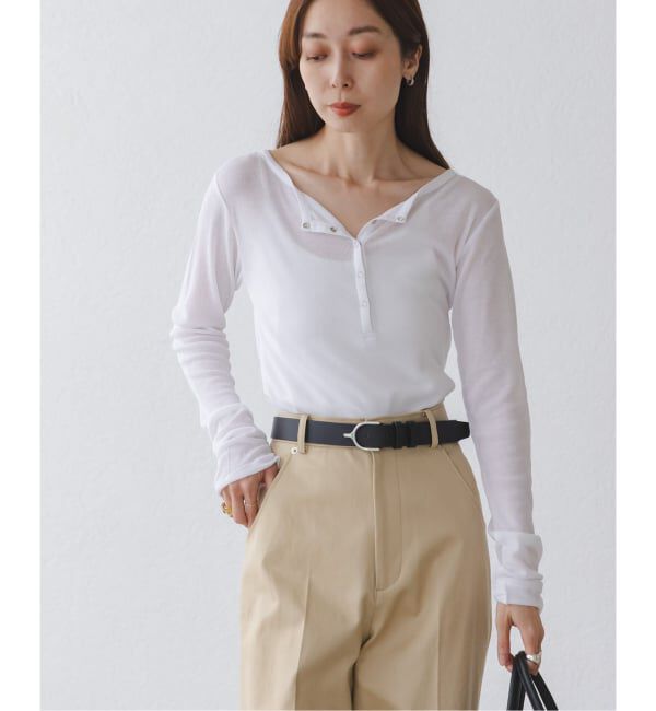 NOBLE「シアーテレコヘンリーネックプルオーバー」|Tシャツ・カットソー|