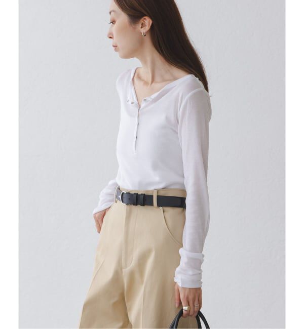 NOBLE「シアーテレコヘンリーネックプルオーバー」|Tシャツ・カットソー|