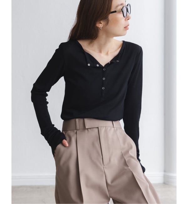 NOBLE「シアーテレコヘンリーネックプルオーバー」|Tシャツ・カットソー|