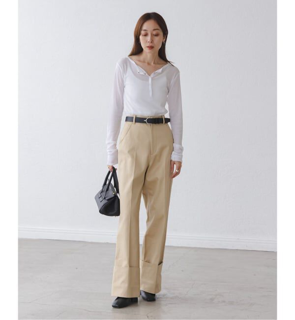 NOBLE「シアーテレコヘンリーネックプルオーバー」|Tシャツ・カットソー|