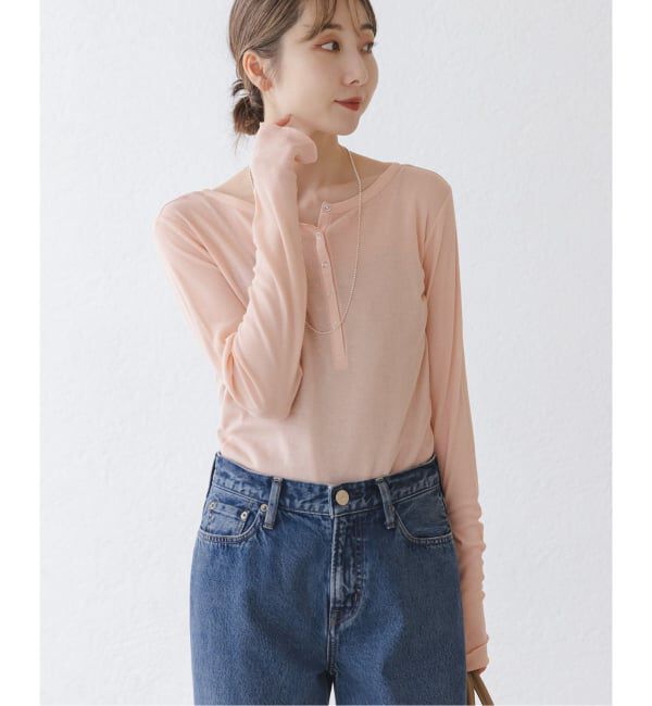 NOBLE「シアーテレコヘンリーネックプルオーバー」|Tシャツ・カットソー|