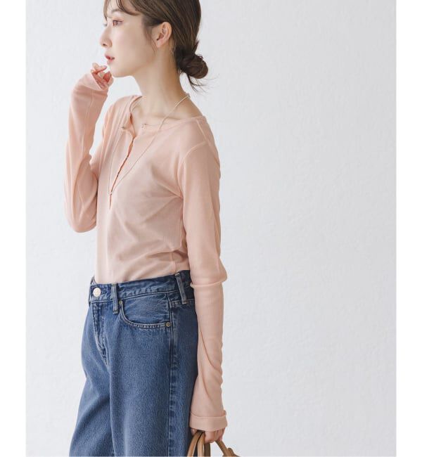 NOBLE「シアーテレコヘンリーネックプルオーバー」|Tシャツ・カットソー|