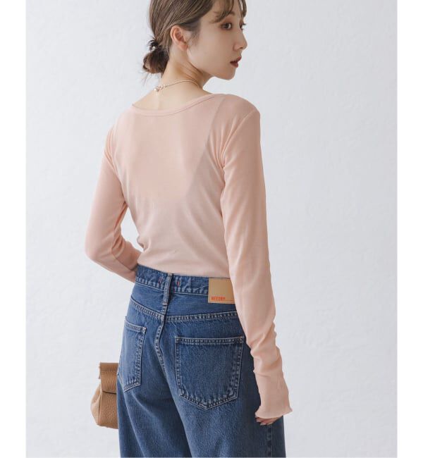 NOBLE「シアーテレコヘンリーネックプルオーバー」|Tシャツ・カットソー|