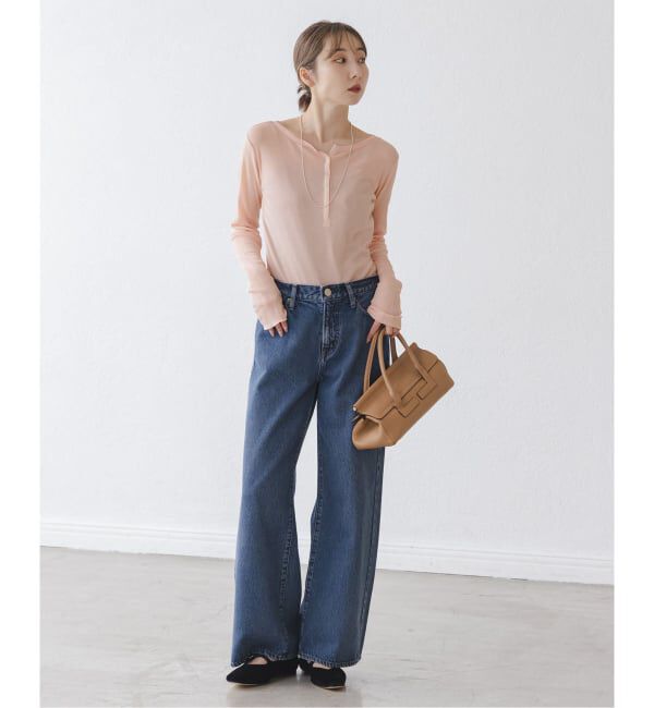 NOBLE「シアーテレコヘンリーネックプルオーバー」|Tシャツ・カットソー|