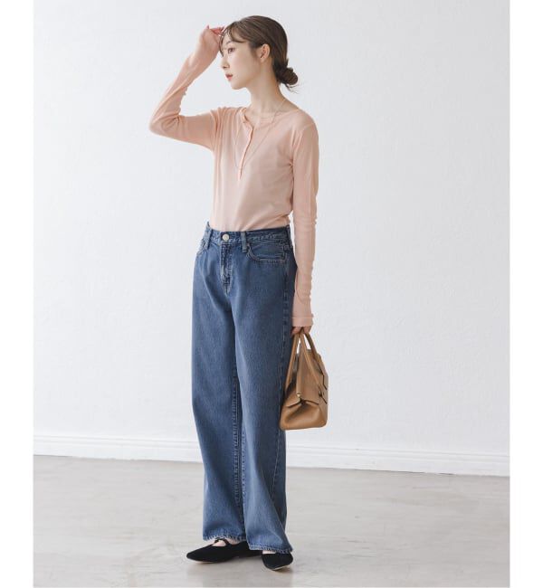 NOBLE「シアーテレコヘンリーネックプルオーバー」|Tシャツ・カットソー|