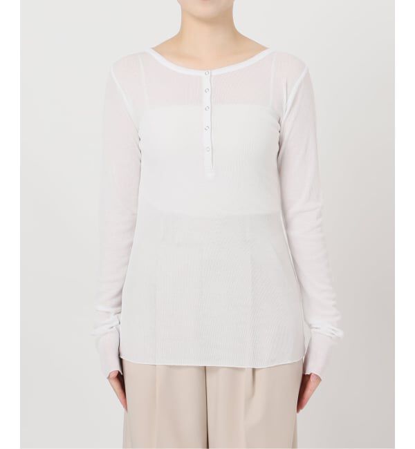 NOBLE「シアーテレコヘンリーネックプルオーバー」|Tシャツ・カットソー|