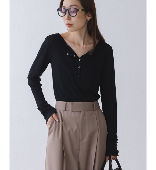 NOBLE「シアーテレコヘンリーネックプルオーバー」|Tシャツ・カットソー|