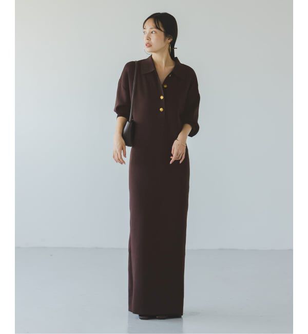 NOBLE「《追加》ポロシャツニットワンピース 2」|ワンピース|