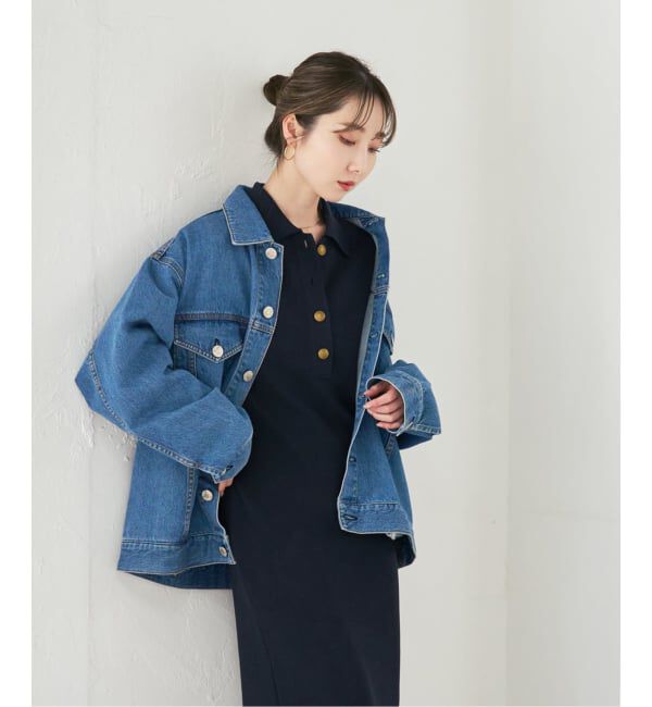 NOBLE「《追加》ポロシャツニットワンピース 2」|ワンピース|