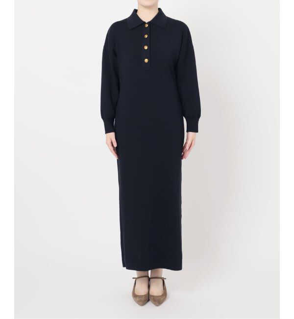 NOBLE「《追加》ポロシャツニットワンピース 2」|ワンピース|