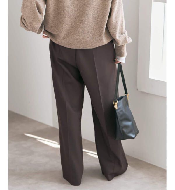 Spick and Span「《新色有り / 追加》P/Wイージースラックスパンツ」|スラックス|