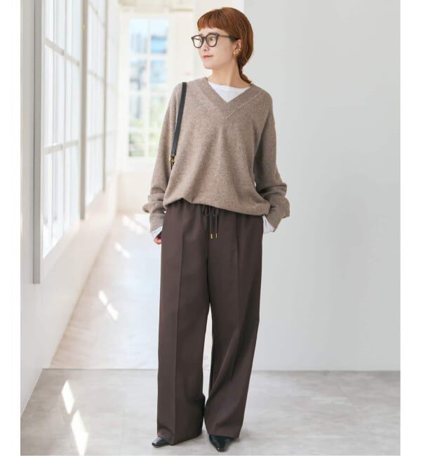 Spick and Span「《新色有り / 追加》P/Wイージースラックスパンツ」|スラックス|