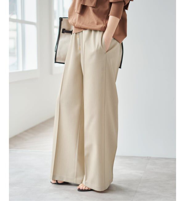 Spick and Span「《新色有り / 追加》P/Wイージースラックスパンツ」|スラックス|