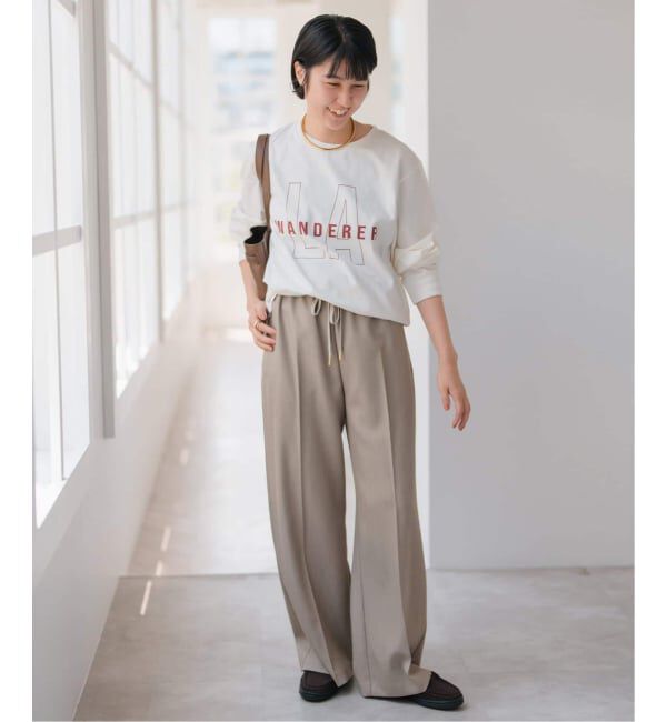 Spick and Span「《新色有り / 追加》P/Wイージースラックスパンツ」|スラックス|