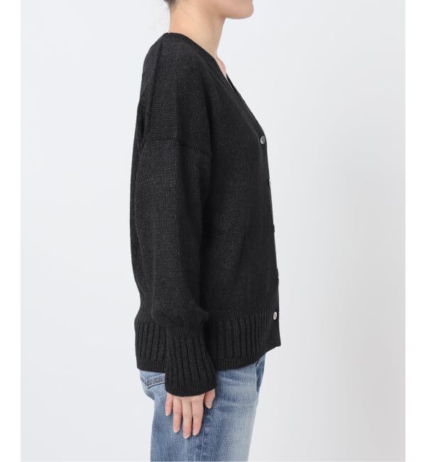 Spick and Span「《追加予約》レーヨンペーパーヤーンVネックカーディガン」|カーディガン|