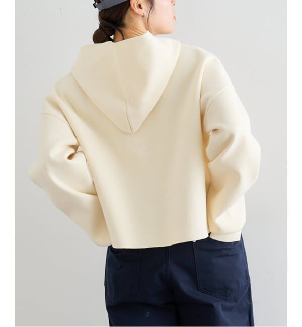 U by SPICK&SPAN「スウェットライクニットフーディー」|ニット・セーター|