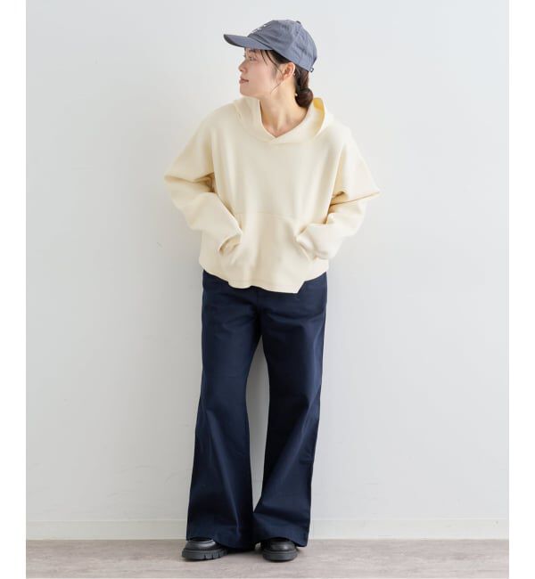 U by SPICK&SPAN「スウェットライクニットフーディー」|ニット・セーター|