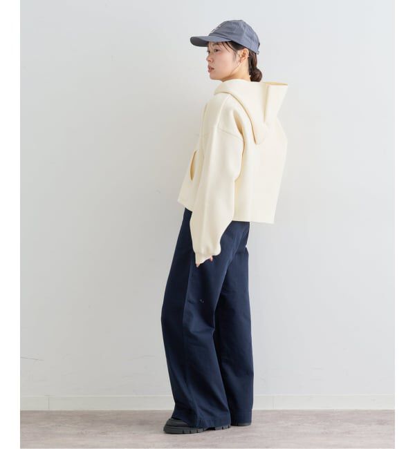 U by SPICK&SPAN「スウェットライクニットフーディー」|ニット・セーター|