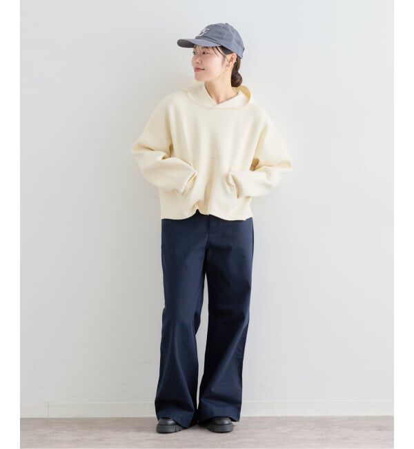 U by SPICK&SPAN「スウェットライクニットフーディー」|ニット・セーター|