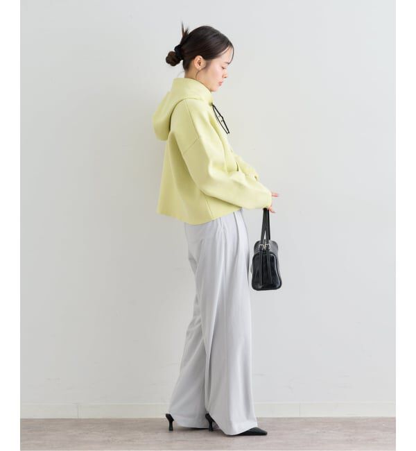 U by SPICK&SPAN「スウェットライクニットフーディー」|ニット・セーター|