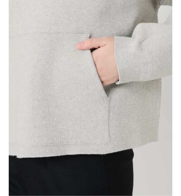 U by SPICK&SPAN「スウェットライクニットフーディー」|ニット・セーター|