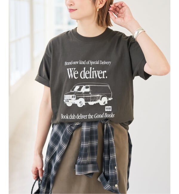 Spick and Span「《別注 / 予約》BOOK CLUB/ブッククラブ We Deliver Tshirt」|Tシャツ・カットソー|