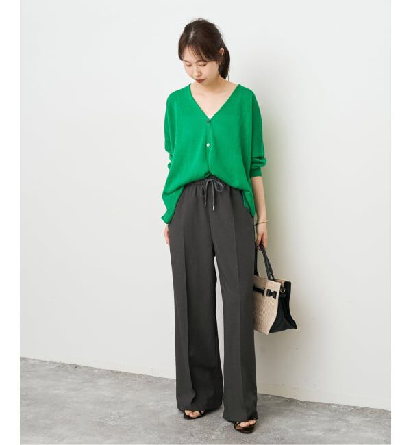 Spick and Span「PEウォッシャブルイージースラックスパンツ」|スラックス|