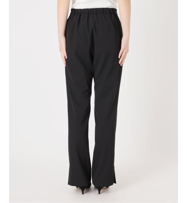 Spick and Span「《予約》ストレッチサイドスリットパンツ」|スラックス|
