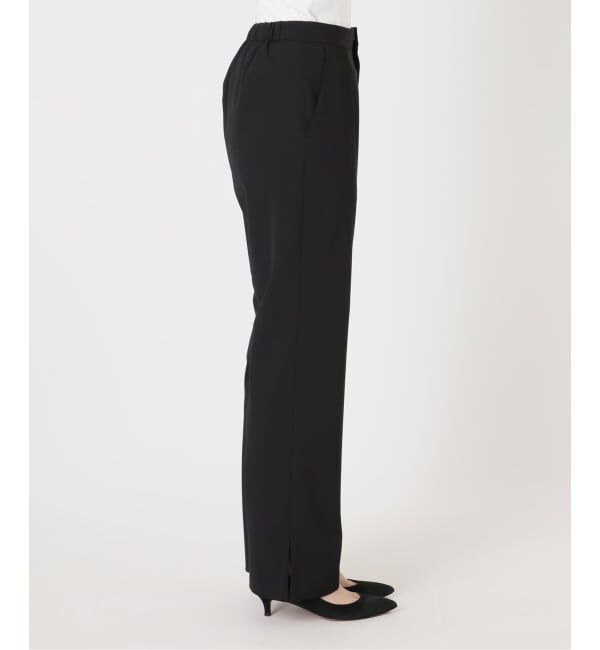 Spick and Span「《予約》ストレッチサイドスリットパンツ」|スラックス|