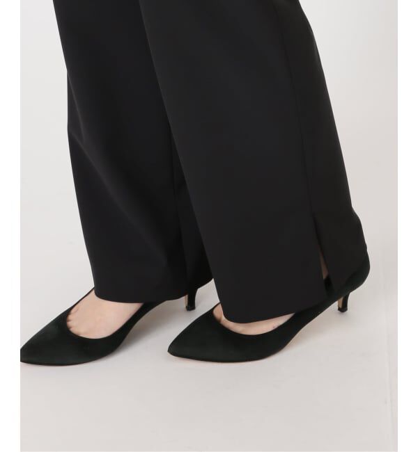Spick and Span「《予約》ストレッチサイドスリットパンツ」|スラックス|