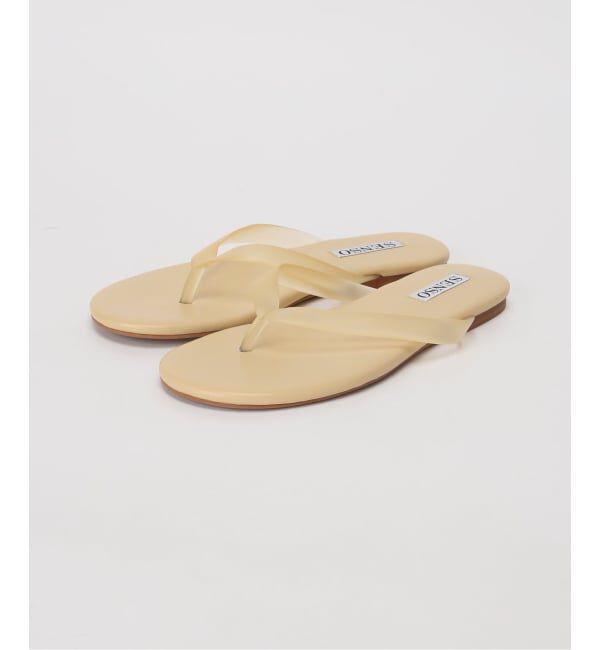 FRAMeWORK「≪予約≫SENSO クリアトング フラット」|サンダル|