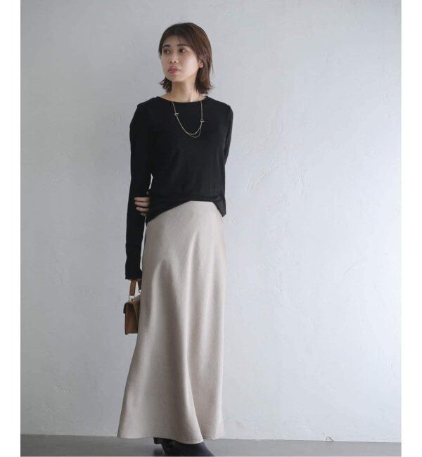  「《追加》【洗える】ウールテレコクルーネックカットソー」|Tシャツ・カットソー|