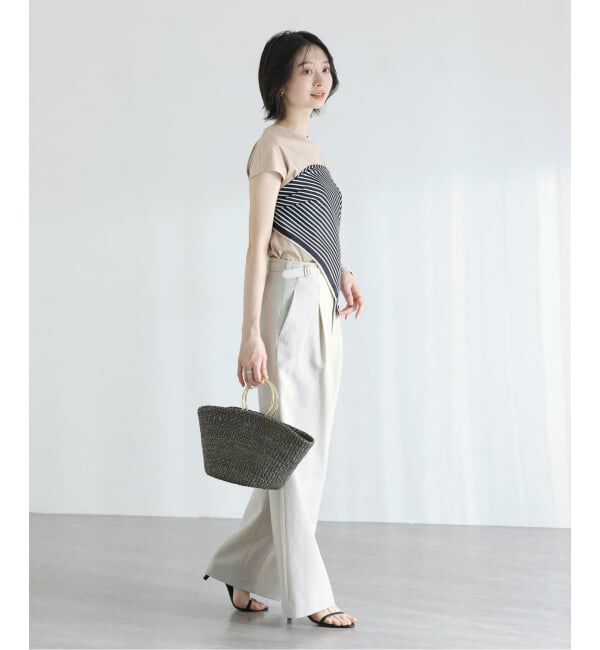  「《予約》【洗える】接触冷感スムースハイネックプルオーバー」|Tシャツ・カットソー|