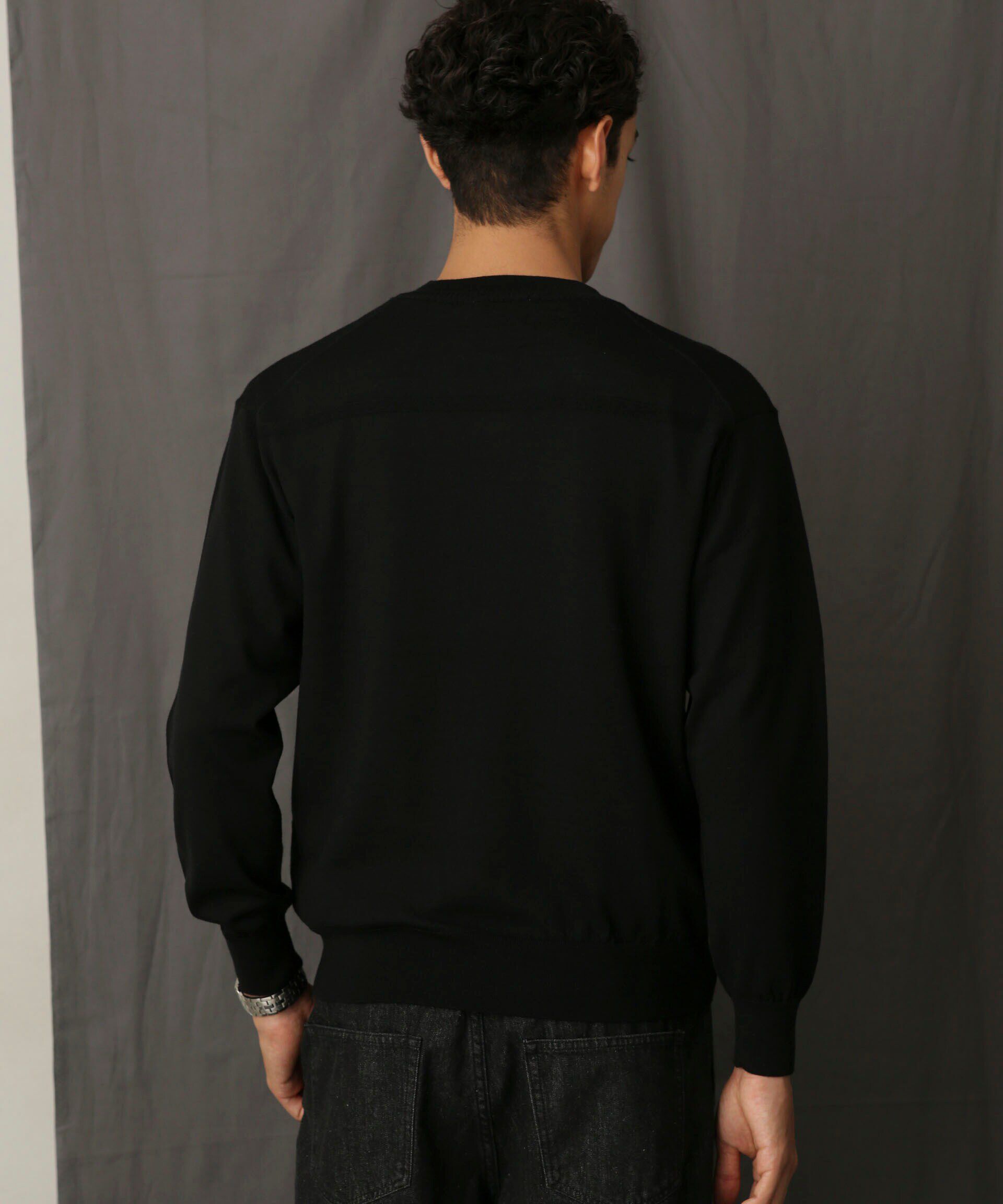 nano･universe「「毛玉レスニット」 ファインゲージＶネック」|ニット・セーター|