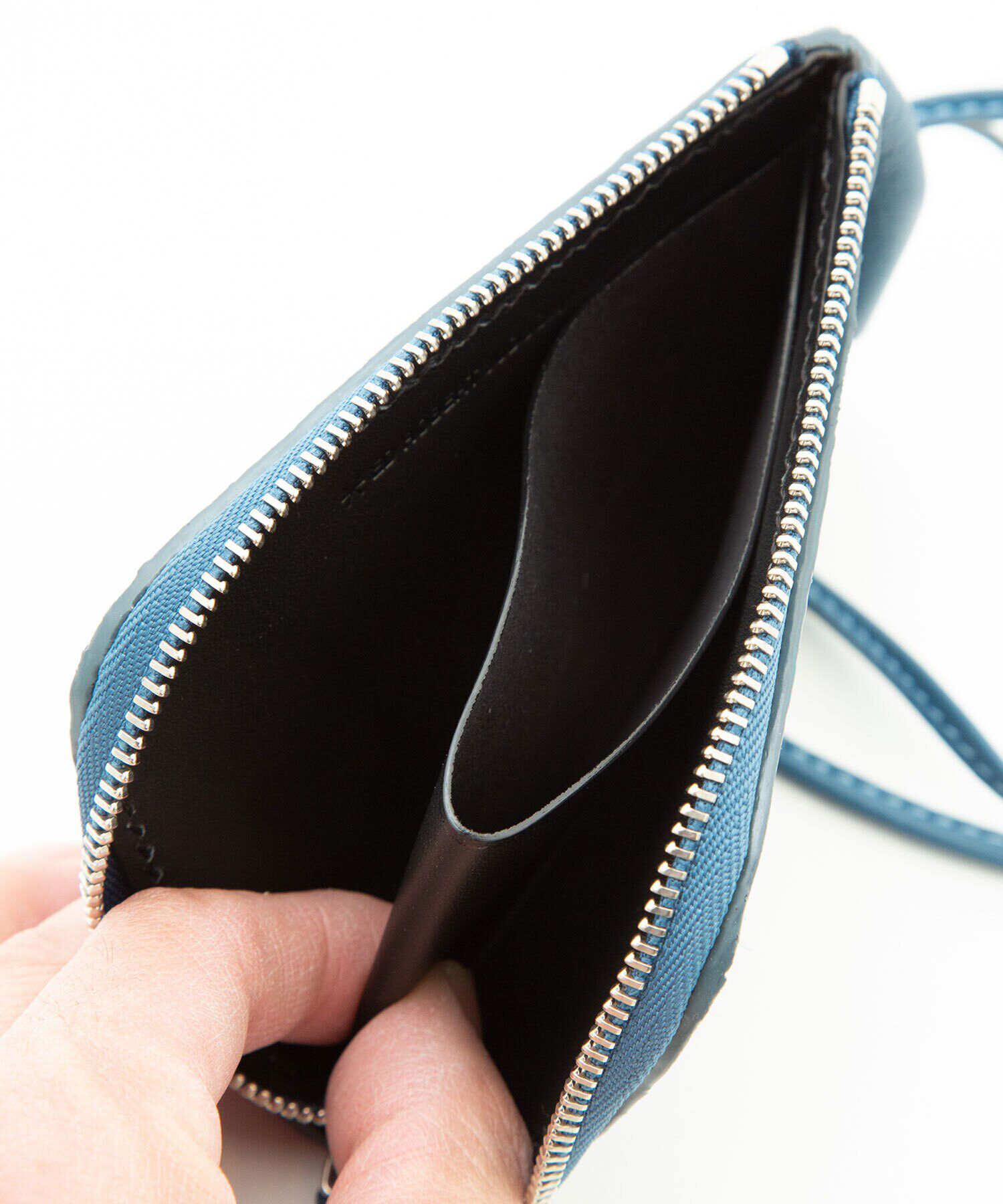 nano･universe「ED ROBERT JUDSON/drawstring L-zip purse」|ショルダー・メッセンジャー|