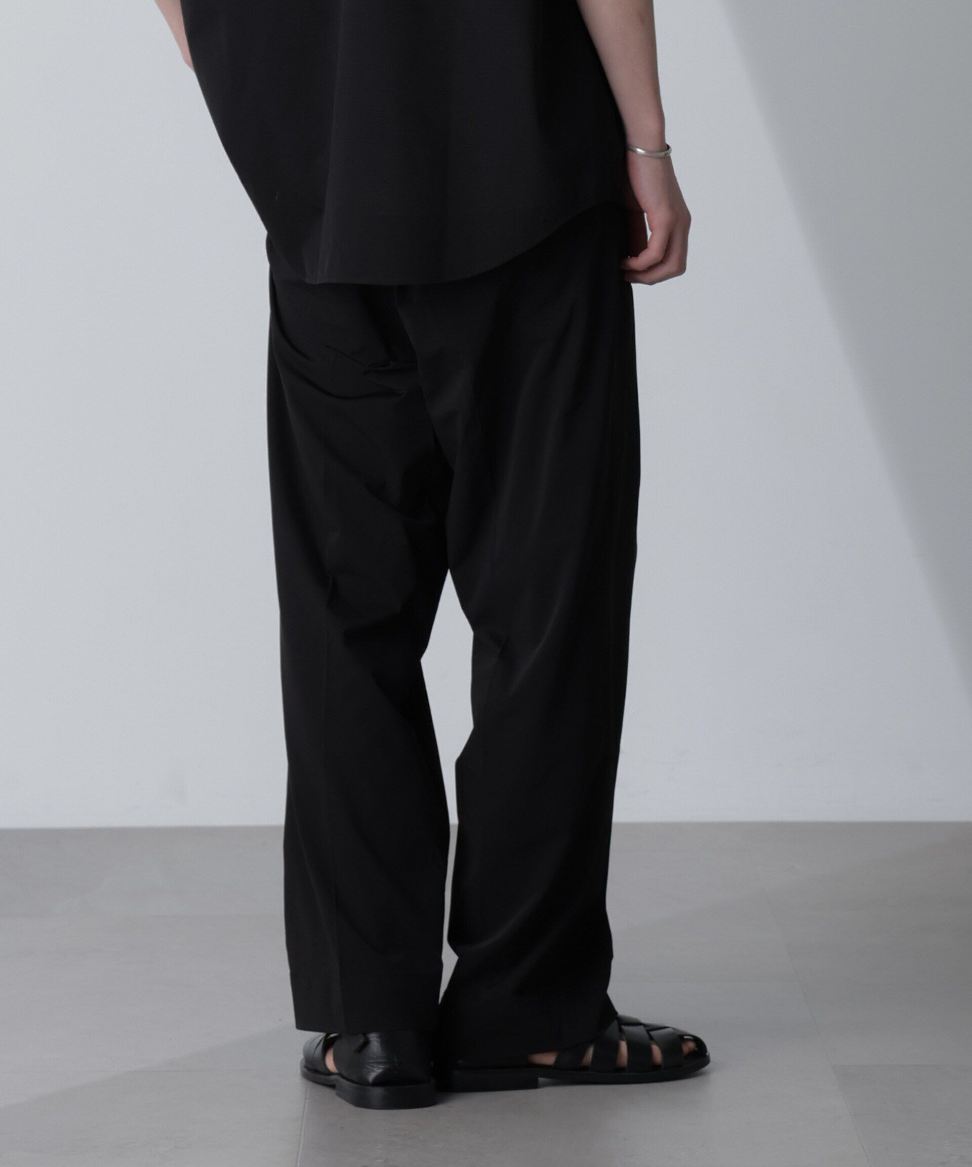 nano･universe「「AIR PASSAGE」テーパードイージーパンツ（セットアップ可）」|チノ|